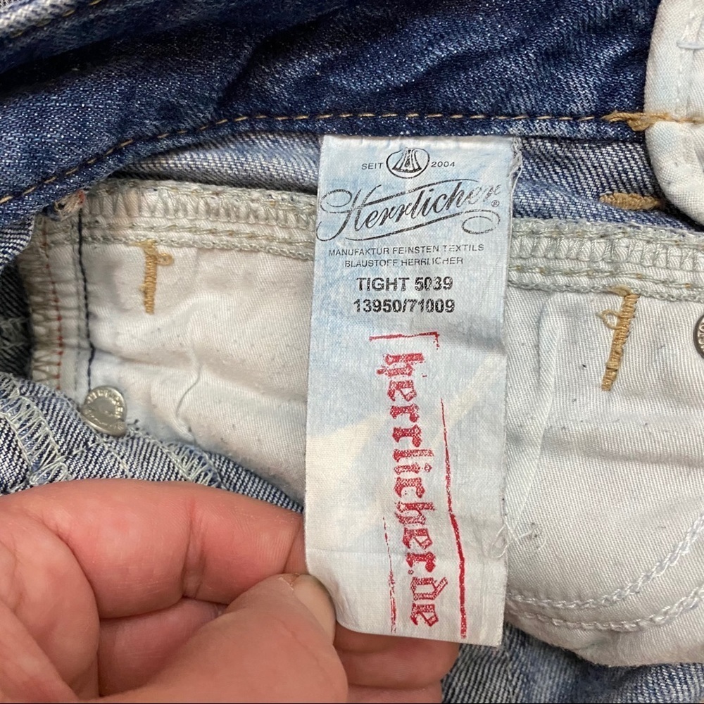 Blaustoff Herrlicher crop Jeans~26/32 - Picture 7 of 10